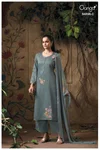 Ineza 4898 By Ganga Cotton Satin With Embroidery Dress Material